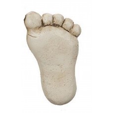 Right Foot - Miniature Footprint Stepping Stone - Garden Fantasy Collection by Ganz   